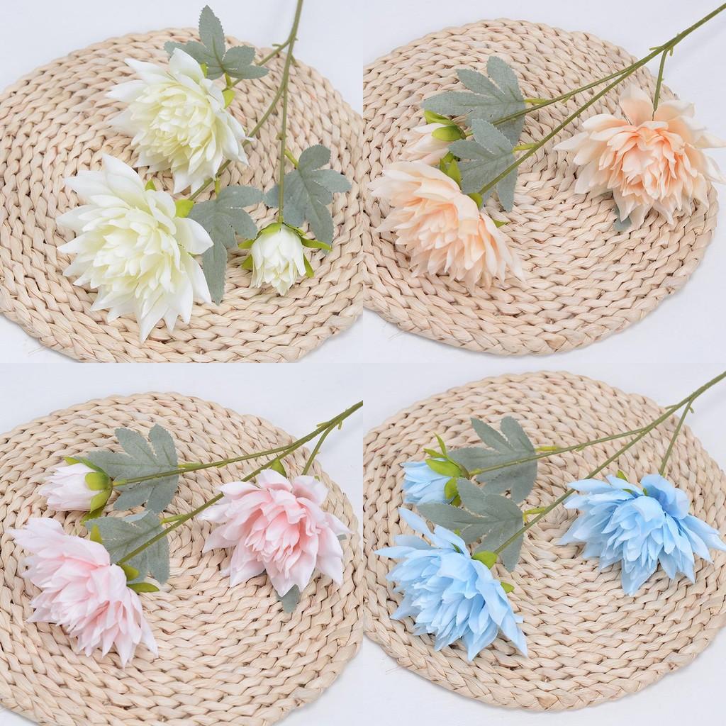 Dahlia Pinnata Artificial Decor For Bridal And Event Center Arrangements