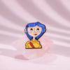 Fashionable Cartoon Character Metal Badge Brooch Pin Unique Gift For Ages All