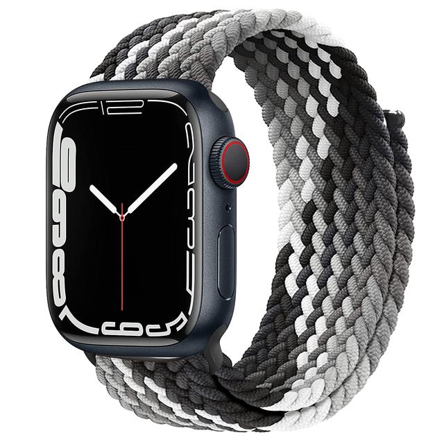 Band For Apple watch strap 44mm 40mm 45mm 41mm 42mm ultra 49mm correa Braided Solo Loop bracelet Apple watch series 7 3 5 se 6 8