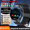 2026 Nuovo Preciso Lipidi Sanguigni Schermo AMOLED da 1,43" Smartwatch per la Salute ECG Acido Urico Pressione Sanguigna Chiamata Bluetooth Smartwatch Compatibile Android/iOS