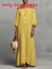 Elegant Floral Off Shoulder Maxi Dress With Embroidery For Casual Spring Occasion