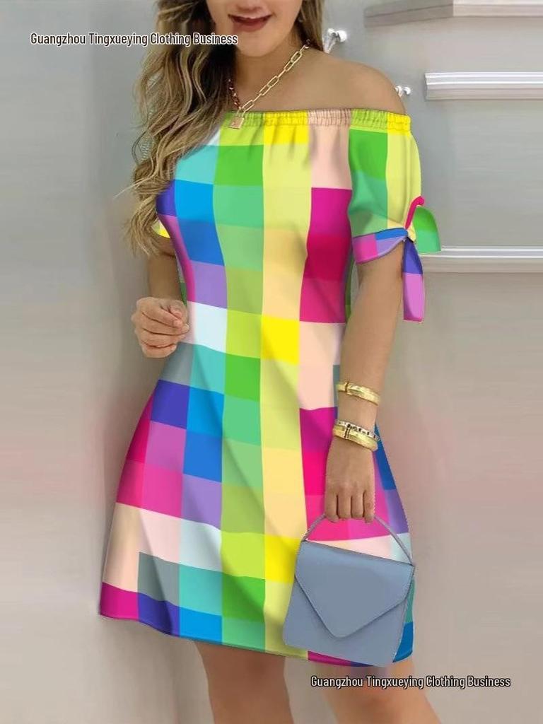 Fast-Selling Fashionable Sexy Women's Printed Dress