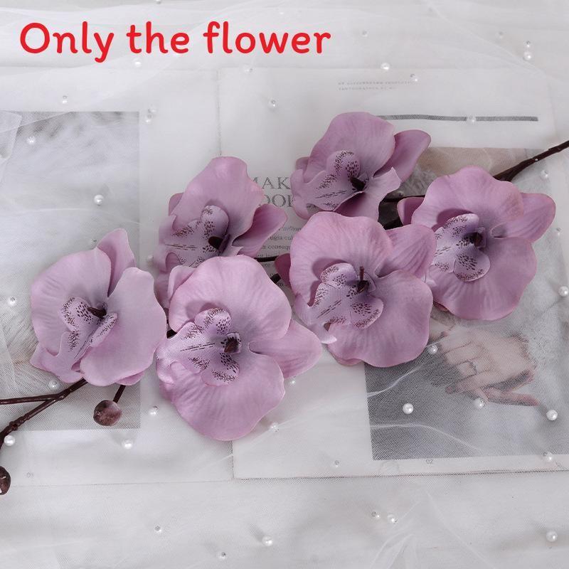 Phalaenopsis Simulation Multicolour Flower Bouquet  For Home And Decor Event