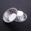 100PCS Baking Aluminum Foil Egg Tart Tray Disposable Circular Pastry Mold for Parties Restaurant Kitchen Baking Molds