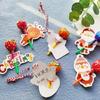 Festive Lollipop Cartoon Candy Decoration Cards for Christmas Events