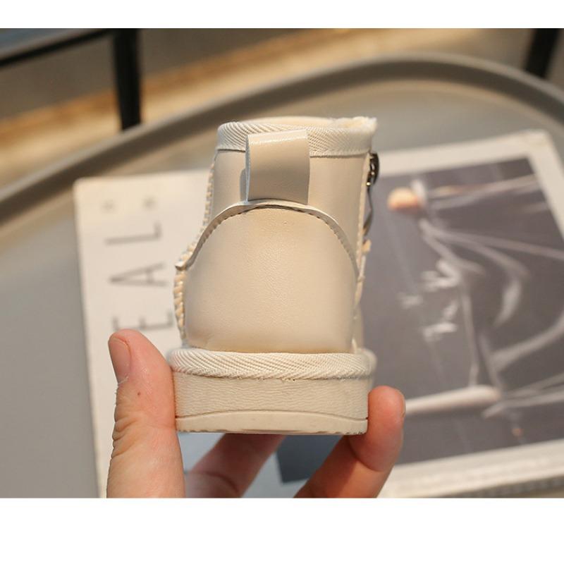 Koreanische Version niedliche Kinder Schneestiefel Winter neue warme Kinderstiefel Kurzstiefel