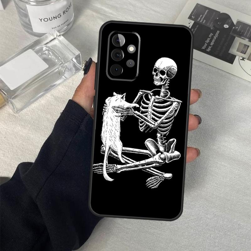 Trippy Skeleton Case For Samsung Galaxy A55 A35 A15 A52 A32 A12 A16 A26 A36 A56 A53 A33 A13 A14 A34 A54 A17