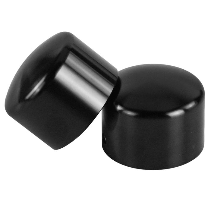 Cache axe / cache écrou d'axe pour Harley Davidson AD1 avant noir