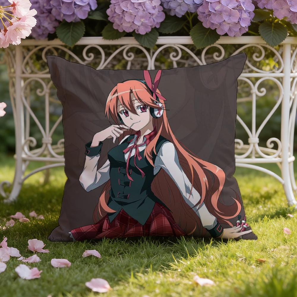 A-Akame Ga K-Kill Cushion Cover Home & Car Dual-Scene Pillow Cover: Reversible for Premium Comfort