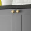25/30MM European pure Brass Handle solid single hole Cabinet Door Drawer wardrobe gold light luxury copper handle Cabinet Knobs