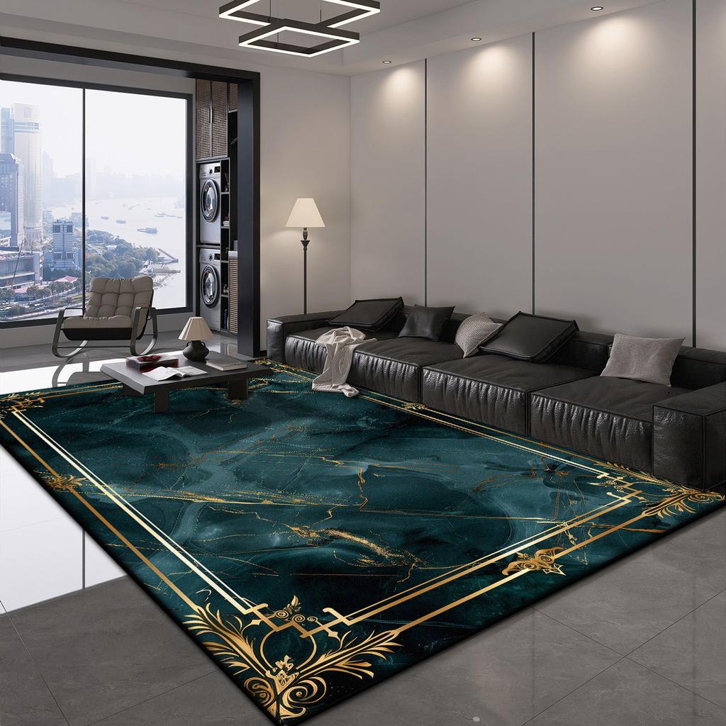 Nordischer Luxusteppich Wohnzimmerdekoration Lounge Kaffeetische Rutschfeste Große Teppiche 200x300 Faltbare Schlafzimmer Bettvorleger Weiche Matten