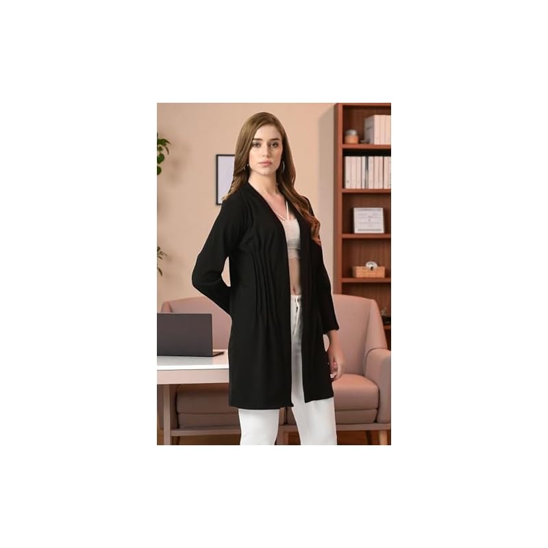 Iuga WomenS Long Shrug Front Open Casual Wear