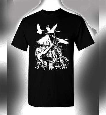 ZX Summer Ninja Scroll Tshirt Jubei Kibagami Classic Anime Manga Unisex Men Women Sizes Mens Round Neck Tshirt