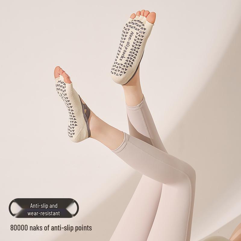 Women s Non-Slip Breathable Toe Socks for Yoga & Pilates - Lightweight Ballet Style for Spring/Summer