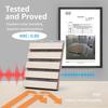 Art3d 2 Pieces Wooden Wall Sound Absorbing Material Wood Panel Wooden Soundproof Panel DIY Sound Insulation Decorative Wood Board 120x60 Model Number