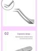 Gold Feather Grafting & Curling Eyelash Tweezers: Ukrainian & Chinese Styles for High-Density Lashes