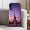 E-Eiffel T-Tower    Phone Case For Samsung S25,S24,S21,S22,S23,S30,Ultra,S20,Plus,Fe,Note,10,9,5G Black Cover