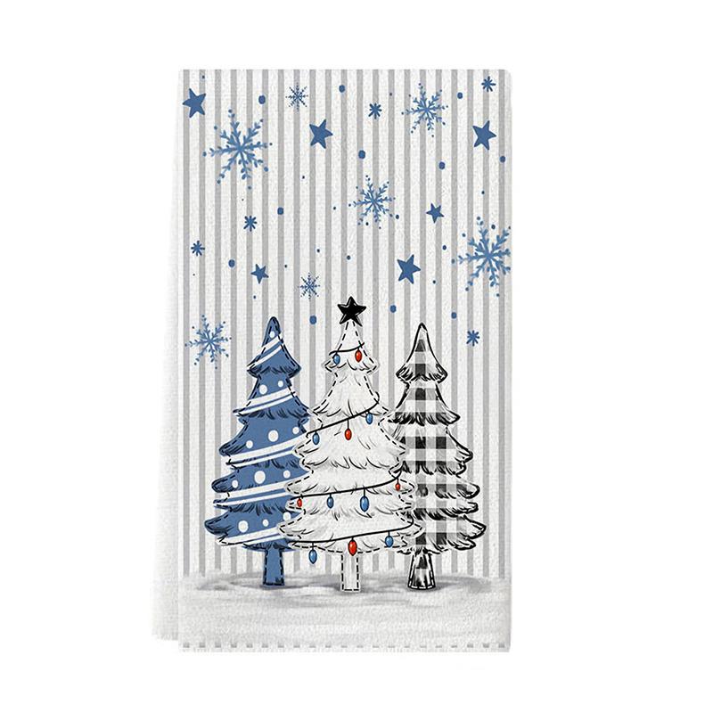 Christmas Decorations Christmas Gifts Ultra-fine Fiber Handkerchiefs Hand Towels Highly Absorbent Towels Practical 40*60cm