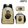 Iconic Favored Tahiti Polynesian Hibiscus 3D Pattern 3pcs/Set pupil Schoolbags Daily Laptop Pack Daily Pack Lunch Box Pen Case