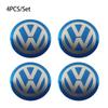 Car Wheel Center Hub Caps Sticker Metal Car Key Chain Ring For Volkswagen VW R GTI Golf 6 Amarok T5 Phaeton Teramont ID3 Tiguan
