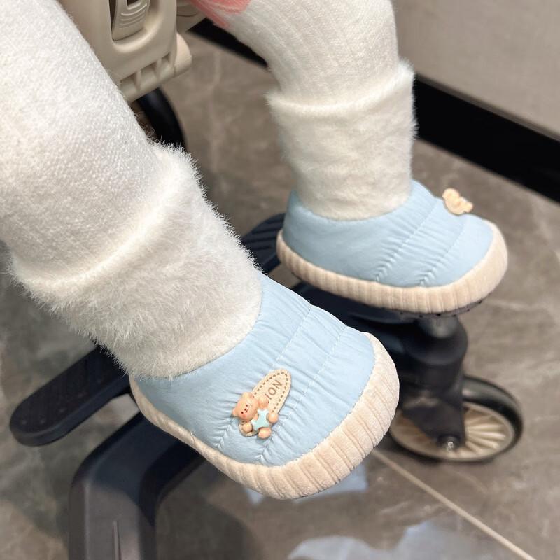 Sapatos de Pelúcia de Inverno para Bebês Recém-Nascidos: Solado Macio, Algodão Quente, Meias Antiderrapantes para Meninos e Meninas, Tamanhos 3-12 Meses