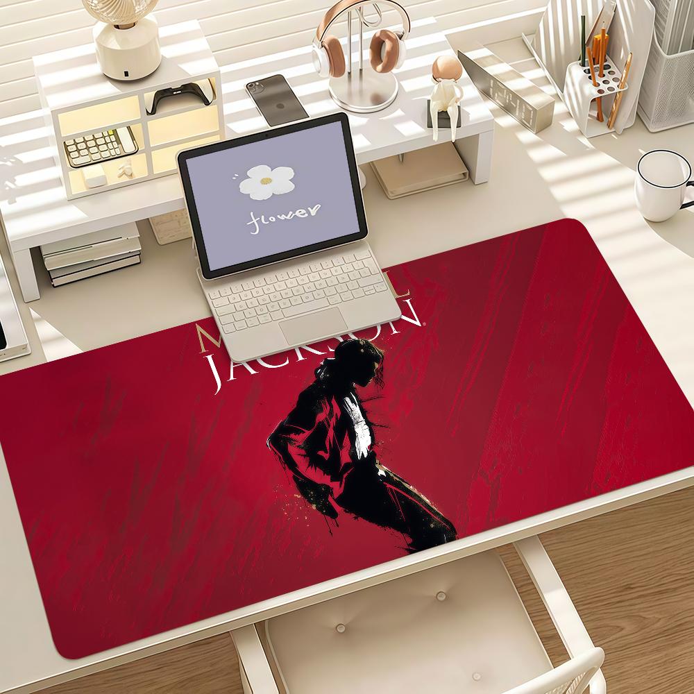 Singer M-Michael J-Jackson Mouse Pad Anti Slip Rubber Edge Locked Thickened Laptop Gaming Desk Mat