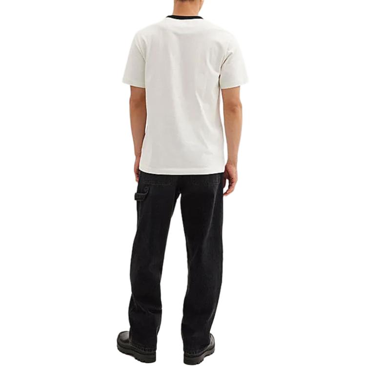 Coach Letter Logo Printed Round Neck Pullover Short Sleeve T-Shirt Unisex T-Shirts White CR132-WHT