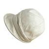 Japanese Bucket Hat Cotton Basin Cap Portable Pleated Women Cap