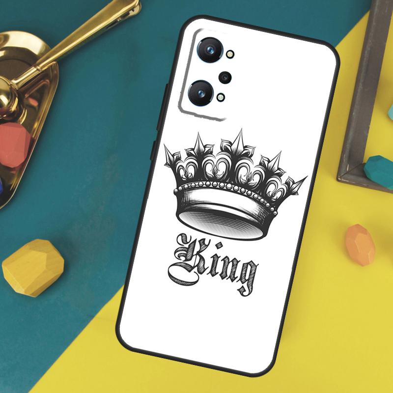 King Queen Art Case For Realme C67 C75 C61 C55 C53 C51 C21Y C25S 10 11 12 13 14 Pro Plus GT 6T 6 5 GT7 Pro