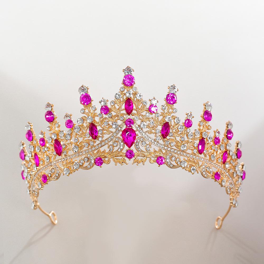  Tiare de Mariée en Cristal Élégant - Accessoire de Cheveux pour Mariage et Anniversaire