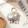 1Pcs Cute Cartoon Sheep Backpack Pendant Pu Leather Versatile Luggage Pendant Backpack Hanging Decoration Backpack Accessories