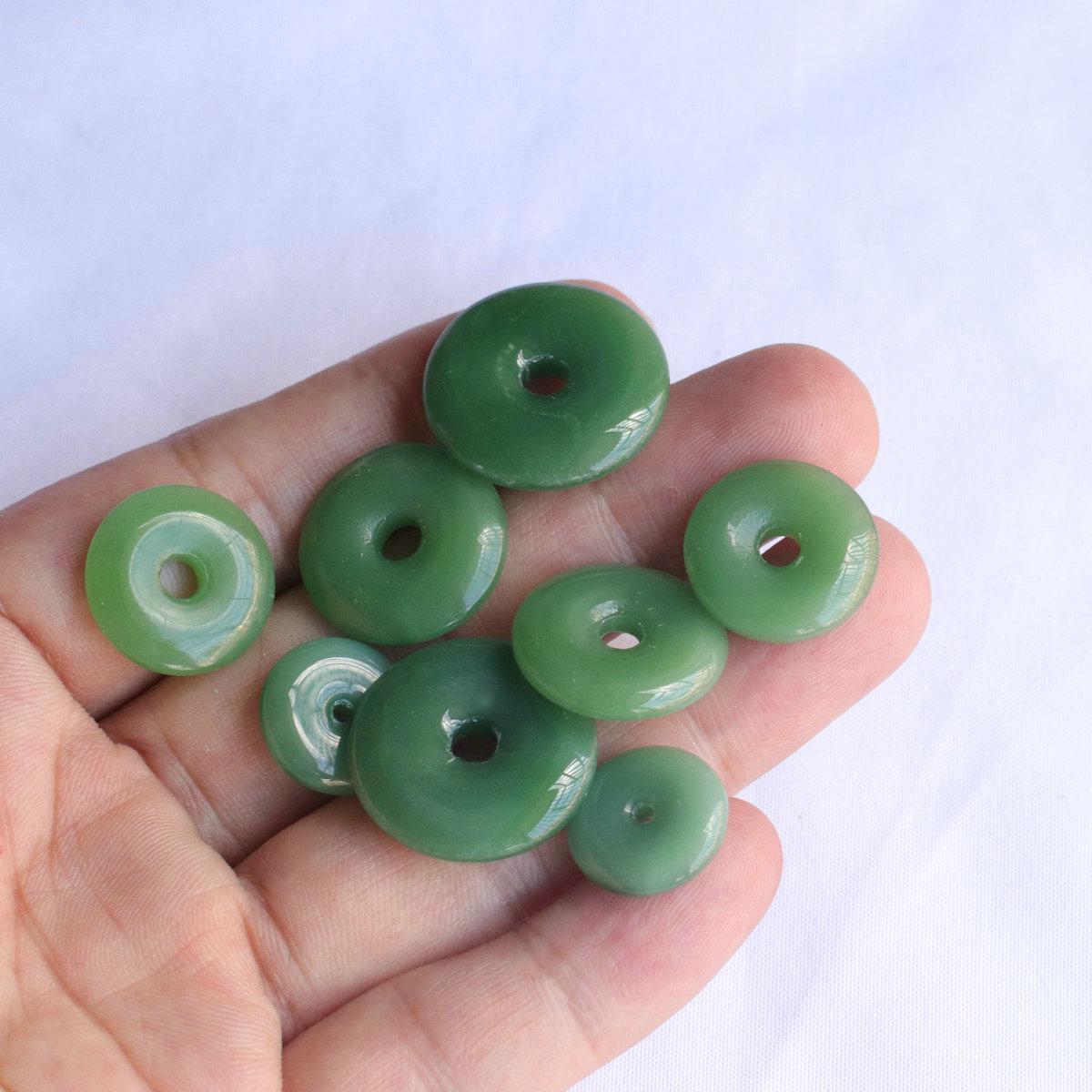 

15-23 мм Ретро Застежка-предохранитель Чешское стекло Проставка с центральным отверстием Подвеска-шарм для одежды 15mm