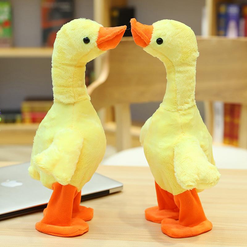Talking Singing and Walking Duck Musical Duck Toy Dancing with 138 Music NSV Music Phone Duck Baby Toy Brinquedo High Appearance