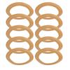 10 Pezzi Anelli Pistone in Gomma Accessori Pompa Isolati per Compressore d'Aria Silenzioso Senza Olio da 550w