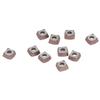 10PCS Coated Carbide Inserts Indexable CNC Milling Inserts Lathe Cutting Tool Machine Clip Type