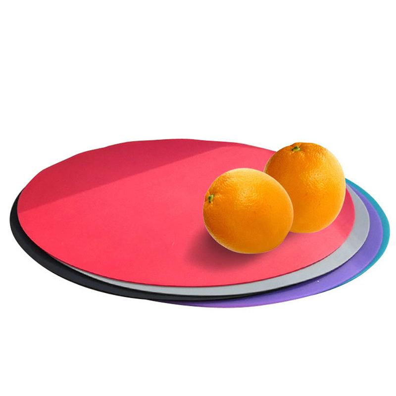 30cm Měkká Nepřilnavá Kulatá Podložka do Mikrovlnné Trouby Podložka do Fritovacího Hrnec Odolná Silikonová Podložka na Pečení