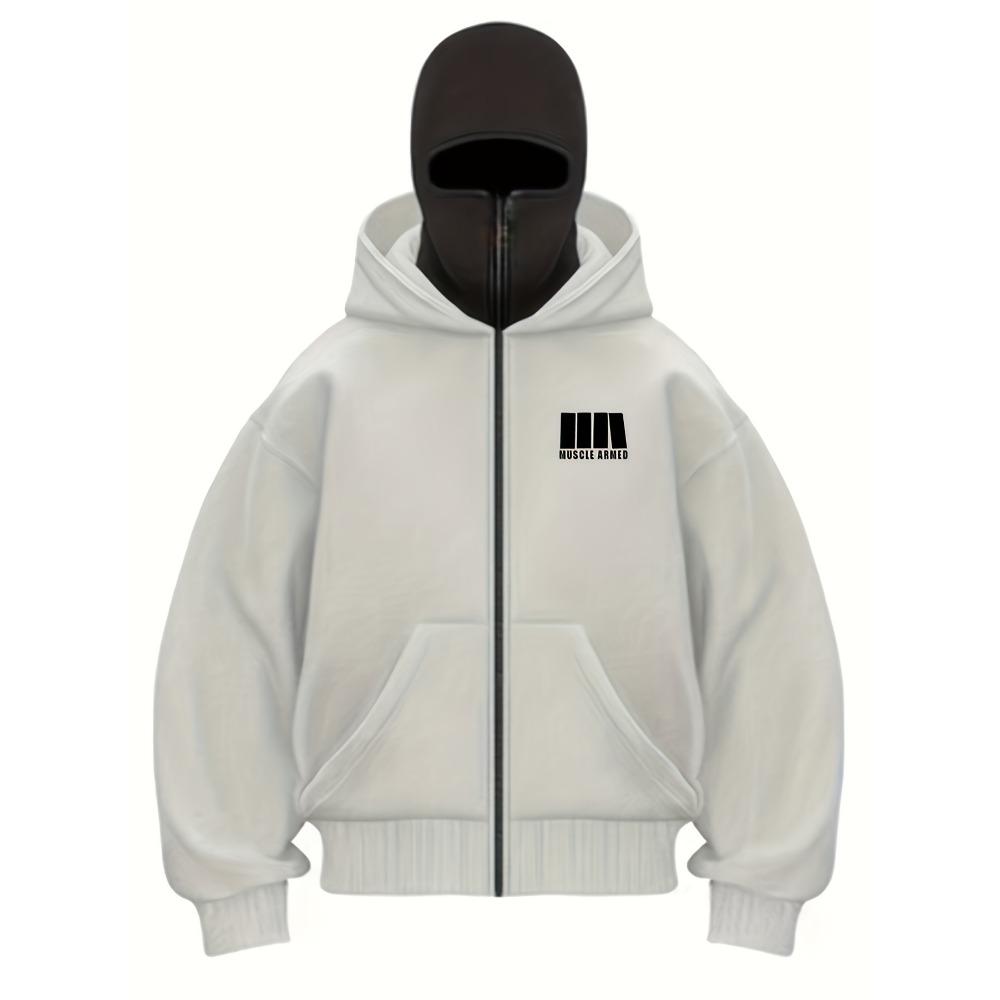 

Мужская американская модная марка, худи свитшот куртка с принтом букв, унисекс осень-зима, нишевый топ с двойным капюшоном S