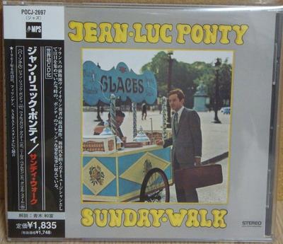 CD JEAN-LUC PONTY, NIELS PEDERSEN, WOL - Sunday Walk  POCJ2697 MPS Records 1999 Japon ObiJazz Occasion