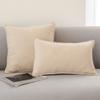 Light Luxury Chenille Living Room Sofa Pillow Bedside Cushion Waist Pillow Pillowcase Without Core Large Back Cushion