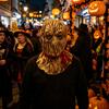 Fugleskræmsel Halloween Latex Maske Voksen Fuld Hoved Gyser Maske Skræmmende Cosplay Kostume til Halloween Fest Maskerade