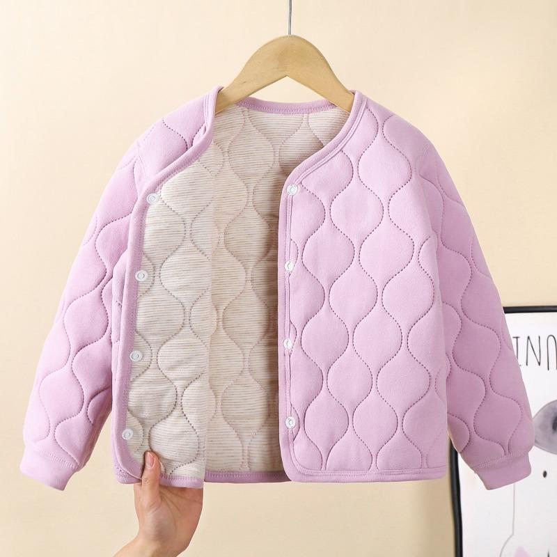 Kids Thickened Three Layer Padded Warm Winter Coat School Uniform Inner Liner For Boys Girls
