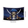 2x3 stopy 3x5 stóp Flaga Piracka | Flaga Jolly Roger z 2 przelotkami do użytku wewnątrz i na zewnątrz, Dekoracja podwórka, 90*150cm 60*90cm, Wytrzymała Flaga Poliestrowa, Ha