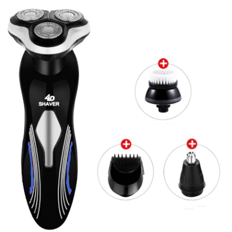 Shaver Electric Three In One Rechargeable Anti Low Water Steel Shaver Blade