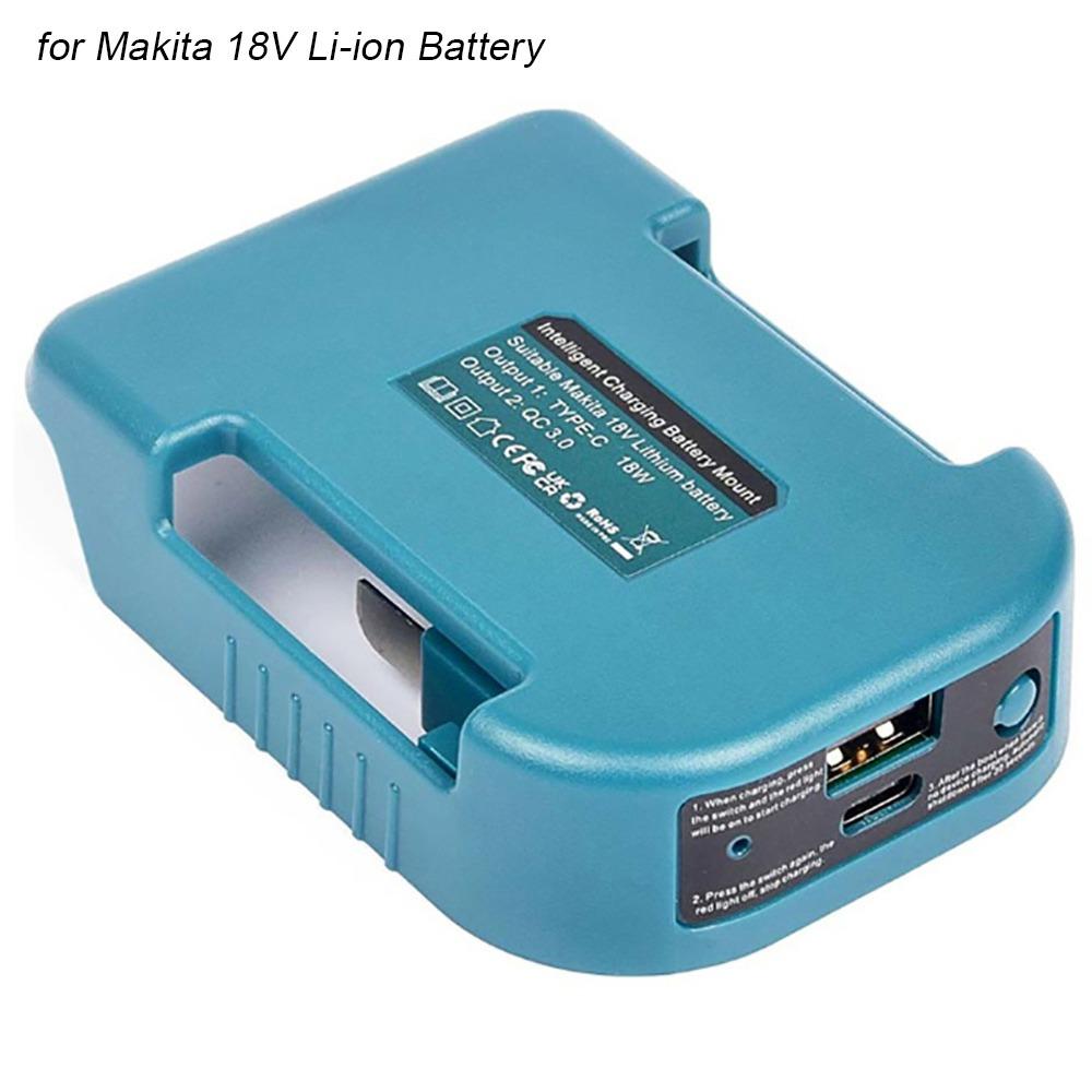 

1Pcs Durable Blue Belt Buckle Battery Holder Chargeable Plastic Battery Adapter Only Adapter Fit For BL1815 BL1840 BL1850 BL1860