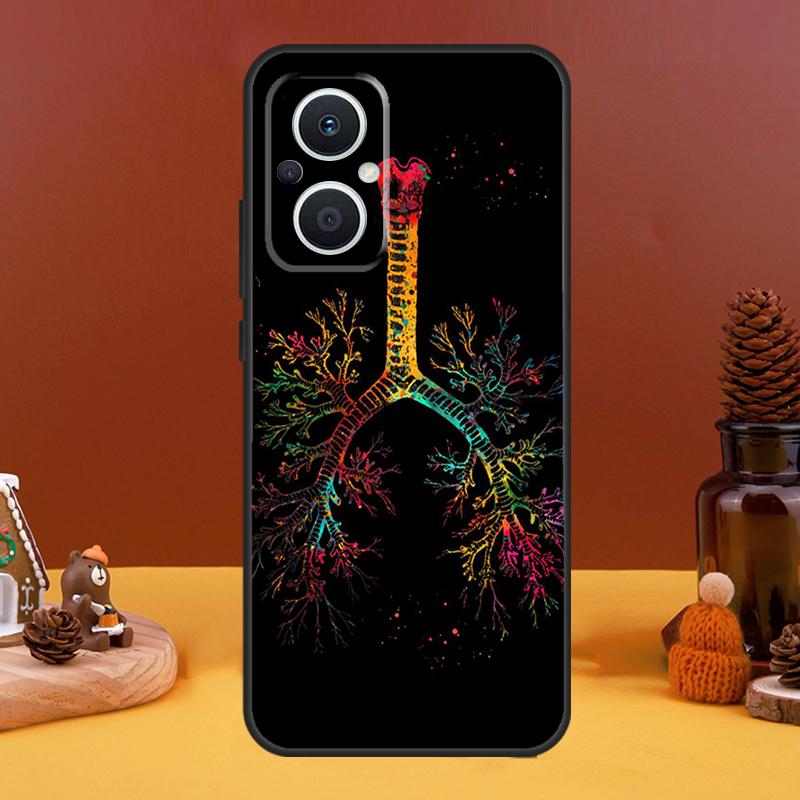 

Чехол с изображением человеческого сердца, мозга и легких для OPPO Reno 10 Pro 11 F 4 5 6 7 8 Lite 4Z 5Z 8T OPPO Find X5 X2 X3 Lite X6 Pro Cover OPPO Reno5 Z