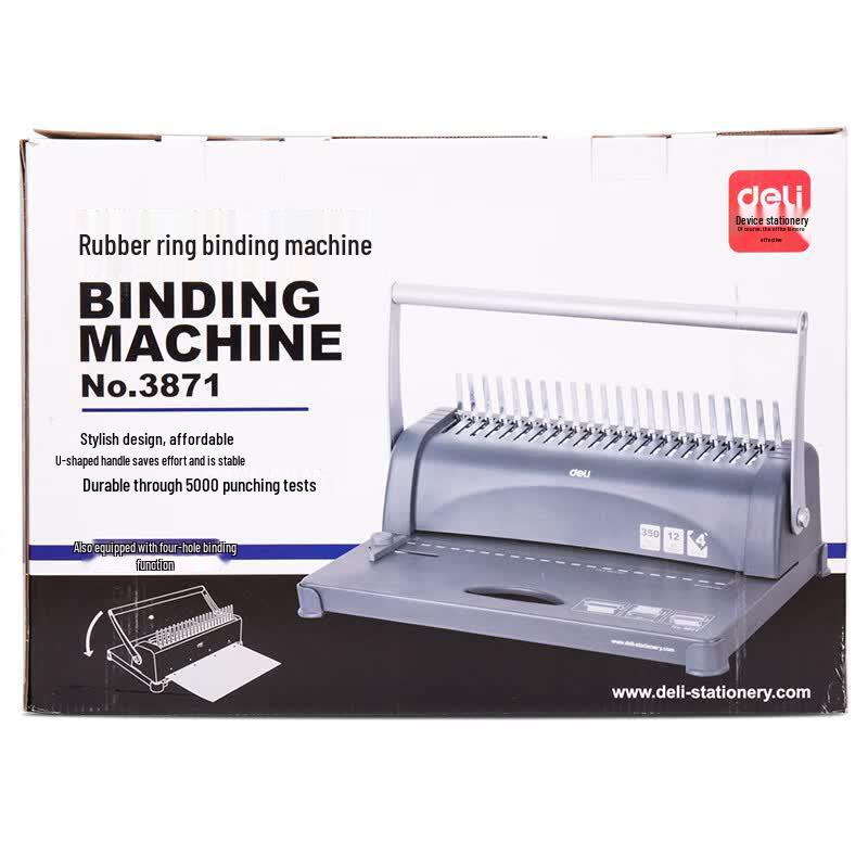 

Deli 3871 Coil Binding Machine CN plug (adapter included)