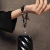 Luxurious Crystal Butterfly Bead Mobile Phone Lanyard Fashionable Handmade Bracelet Keychain Accessory Decoration