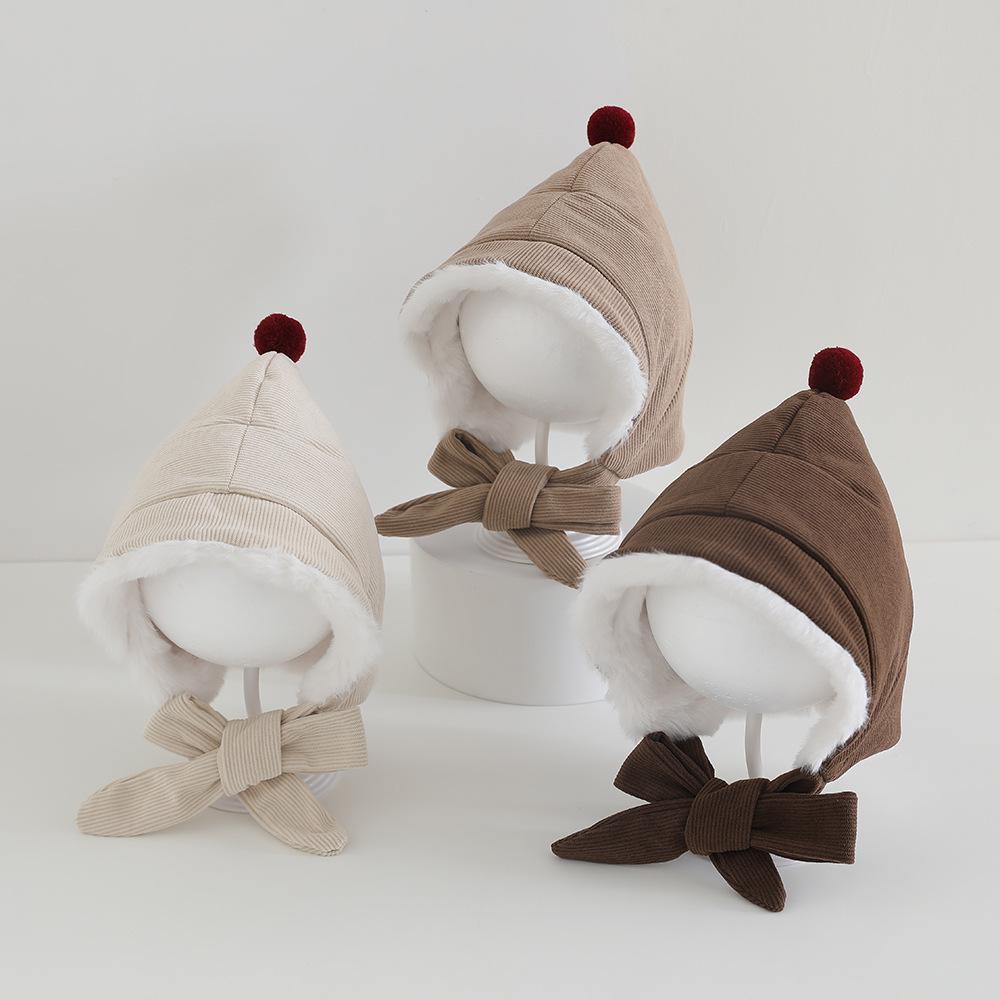 Entegre Peluş Boyunluk ve Kulak Korumalı Unisex Çocuk Kışlık Peluş Şapka