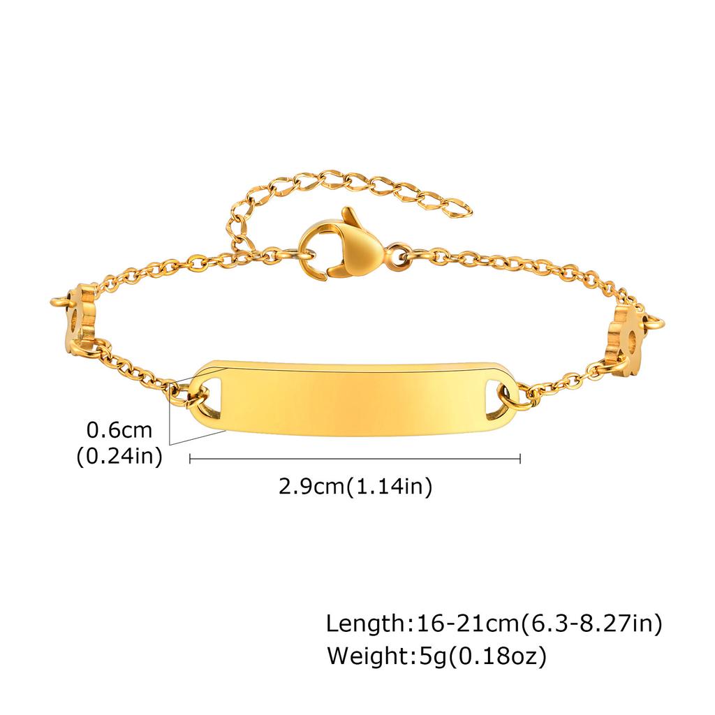 Jewelry, Stainless Steel Bent Adjustable Bracelet 18K Gold Women'S Niche, Jewelry