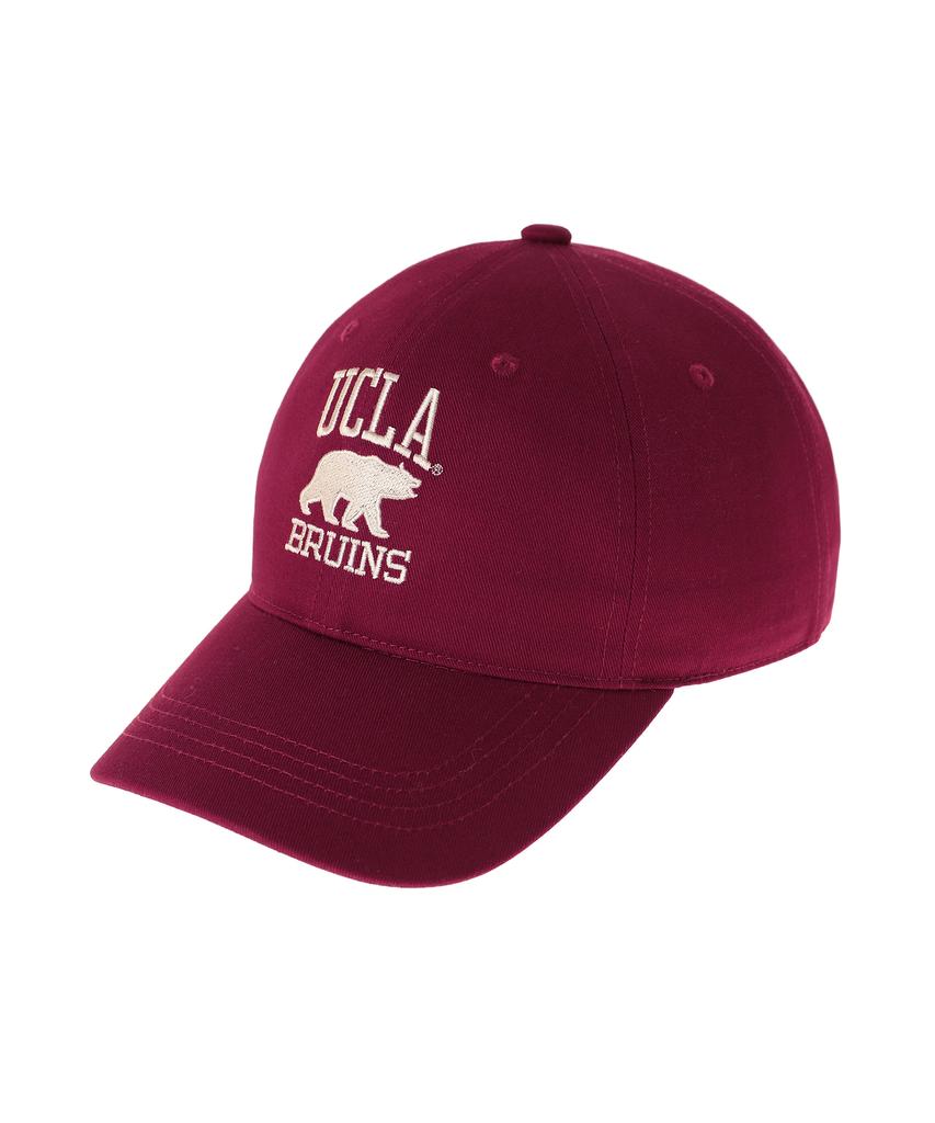 UCLA Unisex Bruins Bear Embroidered Cotton Ball Cap [Burgandy] (Ucrac21)